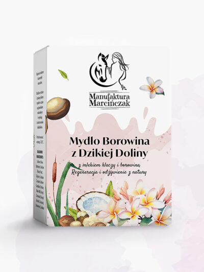 Mydlo z mleka klaczy Dzika Dolina w opakowaniu - prezentacja produktu